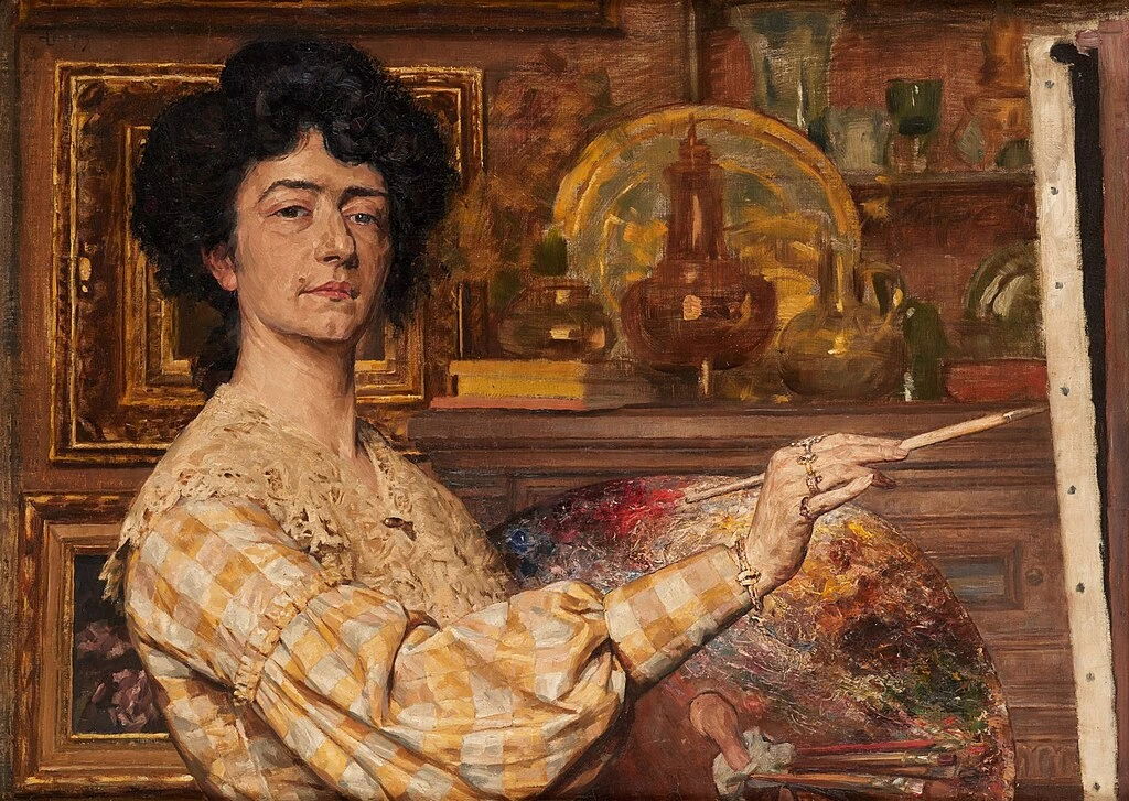 La pittrice al cavalletto